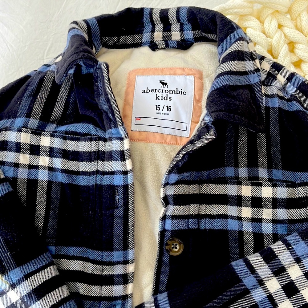 Abercrombie Kids Quilted Flannel Shacket